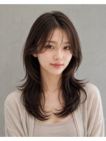 ヘアーリゾートレガロ 八尾店(Hair Resort regalo) フェイスフレーミングルーツカラーネオウルフ天使の羽バングボブ