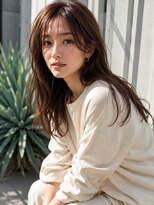 サンク(thank)&nbsp;ゆるやかな動きでつくる大人の抜け感ロング