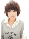 大人可愛い☆10代20代★ラフ感♪カジュアルウェーブショートボブ