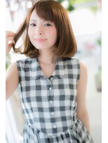 エヌアンドエー 春日部東口店(hair shop N&A)&nbsp;しなやかな質感が目を引くカールボブ♪