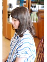 ベル(BELL)&nbsp;アッシュハイライトセミディー【BELL桜新町/用賀】