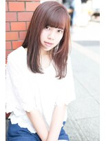 カモン(CAMON) 【CAMON.】シアーピンク×ツヤ感ストレート