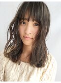 学生限定　ミディアムだからそ可愛い「大きめゆるめパーマ」