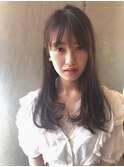 透明感×スモーキーグレージュ