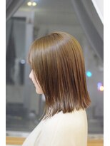 ヘアアンドメイク ムーア(Muuua)&nbsp;大人気☆ヌーディーベージュと切りっぱなし
