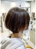 丸みショートボブ