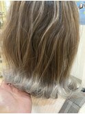 裾カラーホワイトシルバー【松戸市　上本郷　BEST HAIR】