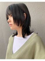 シェリムボート(Cherim boat)&nbsp;レイヤーウルフカット　ネオウルフ　無造作カール　20代　30代