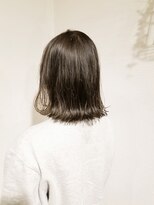 ローグ ヘアー 金町店(Rogue HAIR) ローグ金町(TAKA)大人かわいいカーキグレージュミディアムボブ