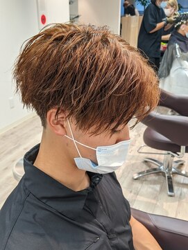 コワファーストナガサキシャンプーボーイ(COIFF1RST NAGASAKI SHAMPOO BOY) ブランジュ×ツイストパーマ