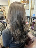 オリーブグレージュ エクステごとカラー stylist/miaki