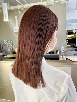 リトバイプティパ(Lit by petit-pas) 切りっぱなし☆pink brown