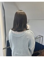 トレス(TRESS)&nbsp;鎖骨下/ミディアム/切りっぱなし/似合わせ/外ハネ/コテ巻き/32mm