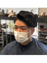 ヒロザバーバー(HIRO THE BARBER) マッシュ×アップバンク