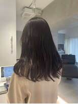 ガリカ 渋谷(Gallica)&nbsp;【小岩井美希】ゆるふわ暗髪ラベンダーグレージュ/地毛風カラー