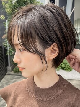 ハルキ ミナト ジャパン オオサカ(HARUKI MINATO japan OSAKA) くびれショート 30代40代50代60代ヘア 白髪 大阪ショート 梅田