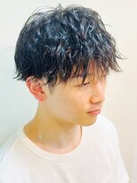 インタークロス&nbsp;20代30代メンズツイストパーマオシャレ感ショート束感