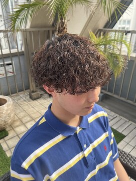 スキル(SKILL) 波巻きプードルパーマ 福岡メンズパーマ