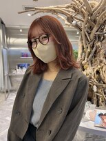 ゼスト 八王子店(ZEST)&nbsp;オレンジブラウン/くびれヘア【佐々木麻衣】