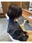 ショートウルフ×インナーネイビー