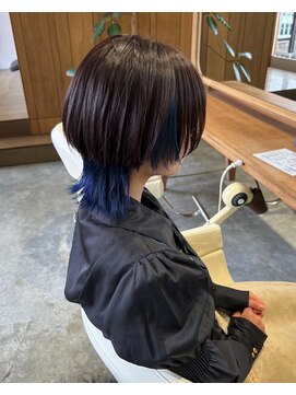 フラム(fulam) ショートウルフ×インナーネイビー