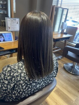 レイ 万博記念公園店(Ray) オリーブカラー/艶出るまとまるカット/つくば美容室