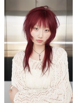 ブロック ジャポン(bloc japon) レイヤーカット×赤髪