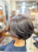 大人ショートボブ 2407