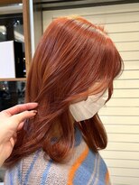 ネオリーブ アンド 渋谷店(Neolive &)&nbsp;ハイトーン/ブリーチ/オレンジカラー/暖色カラー/夏カラー