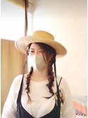 帽子アレンジ