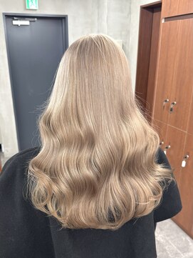 ニコ トウキョウ 渋谷(nico TOKYO) ミルクティーベージュ/髪質改善/ダブルカラー/ケアブリーチ/20代