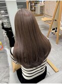 レイヤーカット×チョコレートブラウン