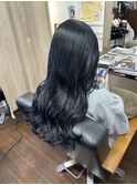 ロング/ブルーブラック