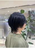 伸ばしかけショートウルフ