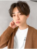 爽やかヘアブルーブラックモテ髪デジタルパーマ#02mf0310