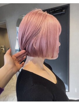 ミリム 栄矢場町店(MIRiM) 【栄矢場町】ピンクボブ×ダブルカラー