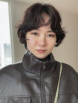 ウェイビーズ(WAVY'S)&nbsp;xカットパーマ/イメチェン/ホワイトブロンド/外ハネボブ/美髪/