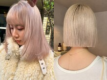 ≪ダメージレス施術≫お洒落なブリーチスタイルもお任せ！[立川/立川駅/立川南/髪質改善/ブリーチ/ボブ]