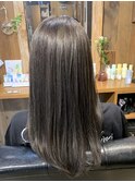 透明感抜群グレージュ×メテオカラー