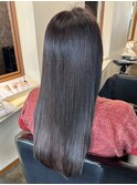 ロング艶髪/髪質酸性/縮毛矯正