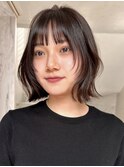 20代/韓国ボブ/レイヤーボブ/タッセルボブ/透明感カラー