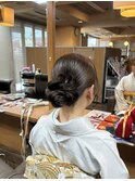 着物×ヘアセット