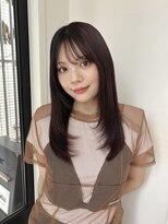 ローネス(LONESS) レイヤーカット ミディアムレイヤー 透明感カラー