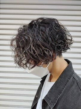 ライズ 綾瀬店(RISE) メンズミディアム波巻きツイストスパイラルパーマ