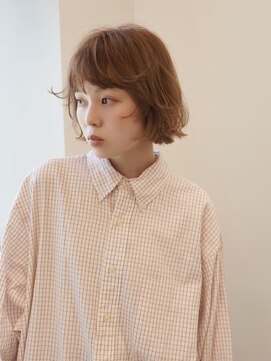 ディッセンバー 伊勢崎(December) 切りっぱなしボブ/ミニボブ/丸くないボブ/ヘーゼルベージュ