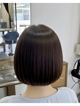 アンジュールヘアーワークス(1//jour hairworks) 甘辛ミックス大人っぽい上品なワンレンボブ