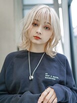 ギークス(GEEKS)&nbsp;【GEEKS渋谷】ホワイトブリーチ/ネオウルフ/冬カラー/ハイトーン