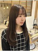 《maya》ザクザクレイヤー＊ロング＊くすみブラウン