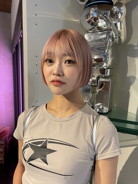 スレイ(SLAY) ボブ×ピンクベージュ