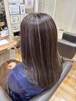 フェリエットバイビークール(feliette by Be-COOL)&nbsp;ハイライト＋白髪ぼかしカラーグレージュ